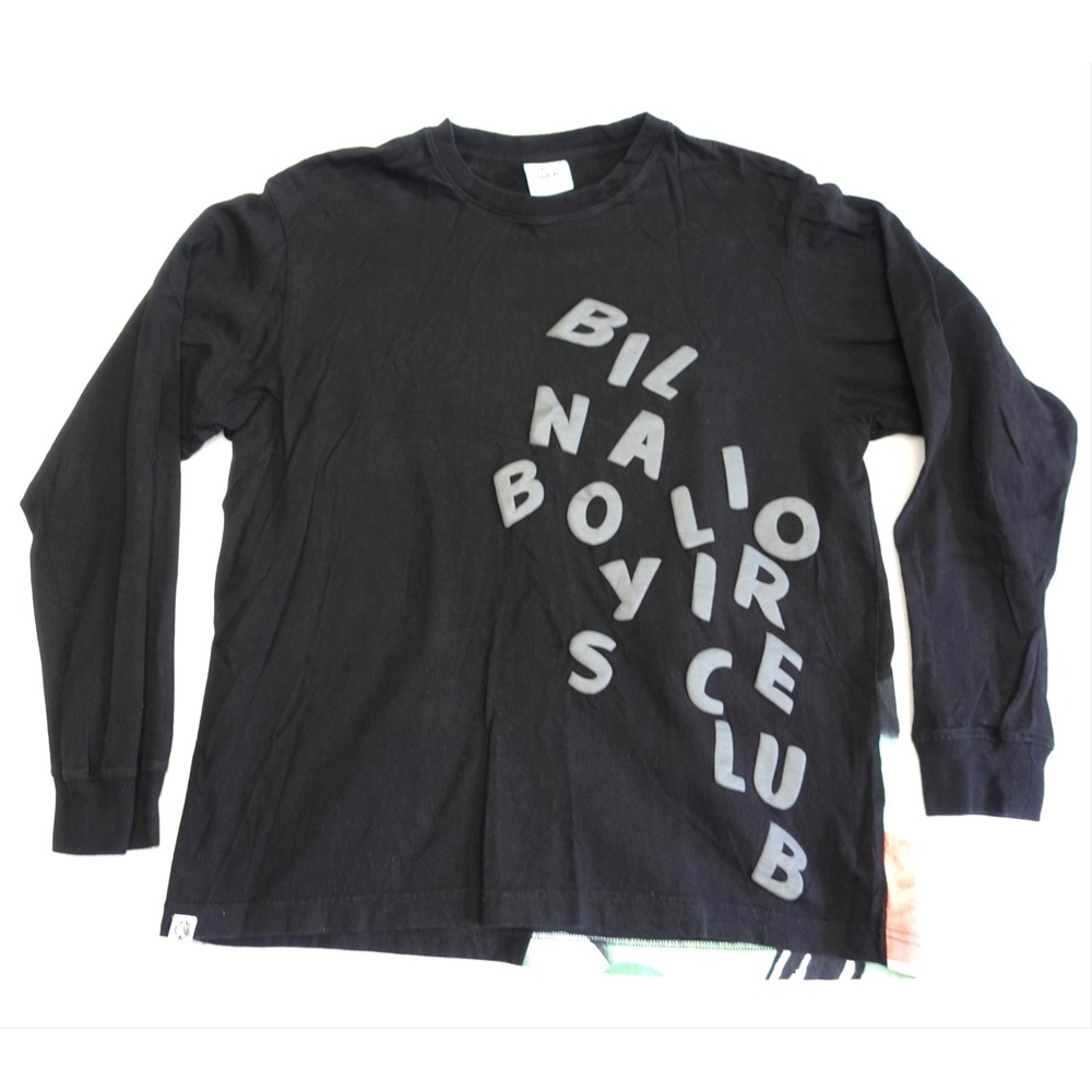 Billionaire Boys Club Shirt Mens XL Black Long Sleeve Space Astronaut Graphic